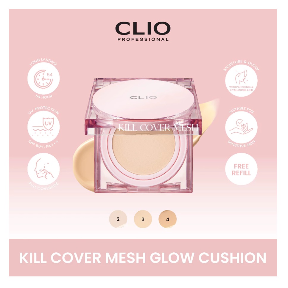 CLIO Cosmetics CLIO Kill Cover Mesh Glow Cushion SPF 50+ PA++++ 4 Ginger