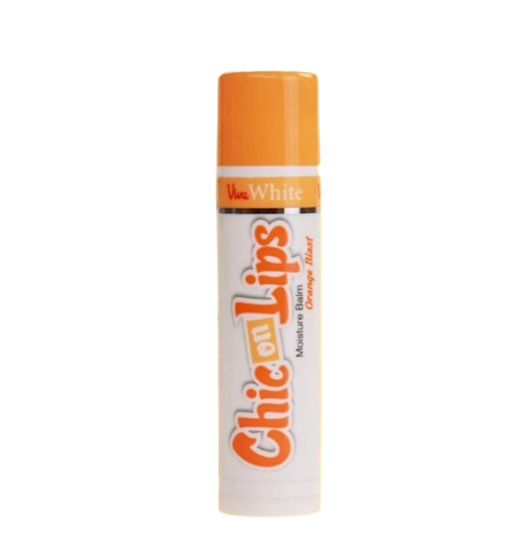 White Chic On Lips Moisture Balm Orange Blast 1