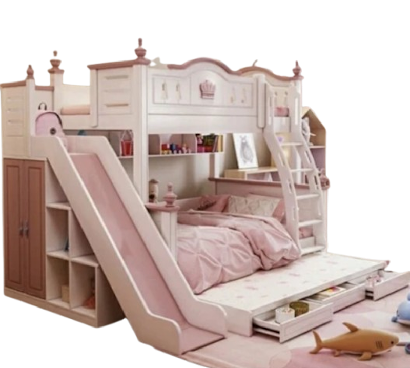 Tempat Tidur Tingkat Perosotan 1