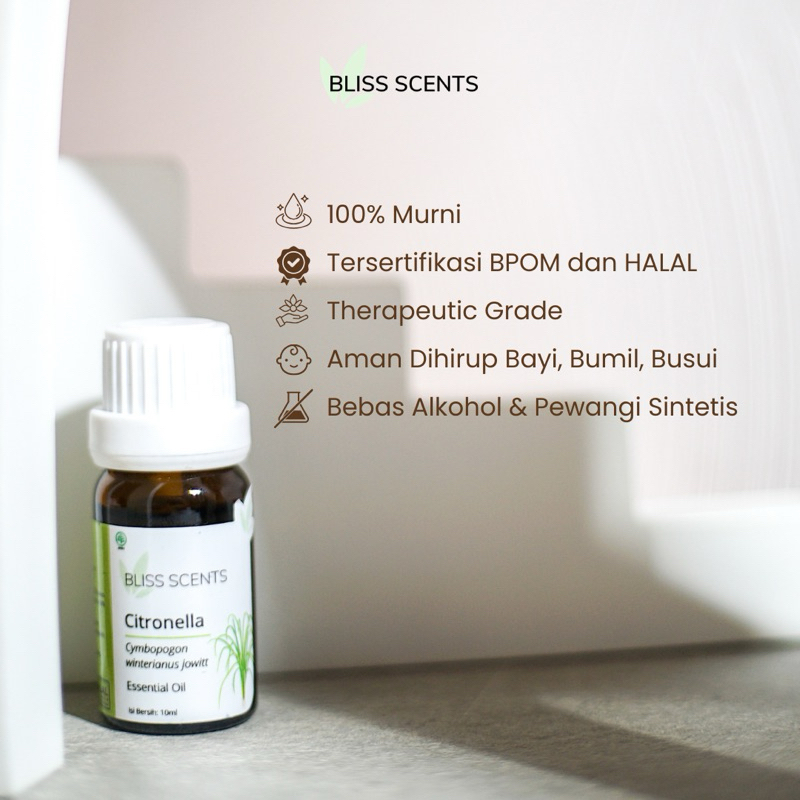 BLISS SCENTS Citronella Essential Oil 2