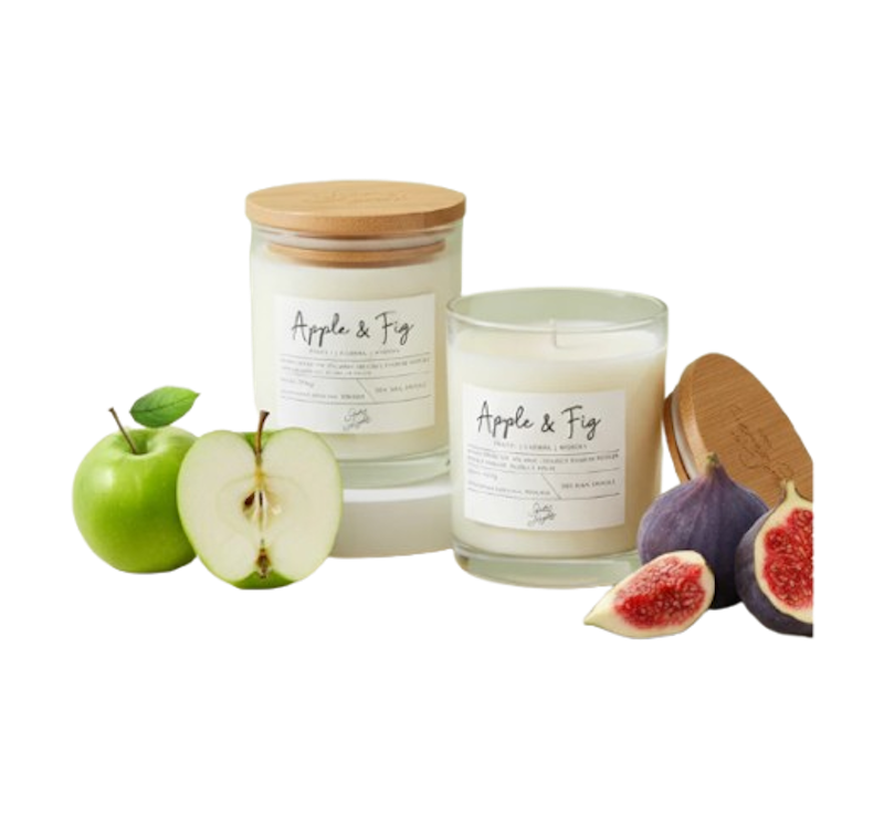 Scent and Light Classic Soy Candle Apple & Fig 1