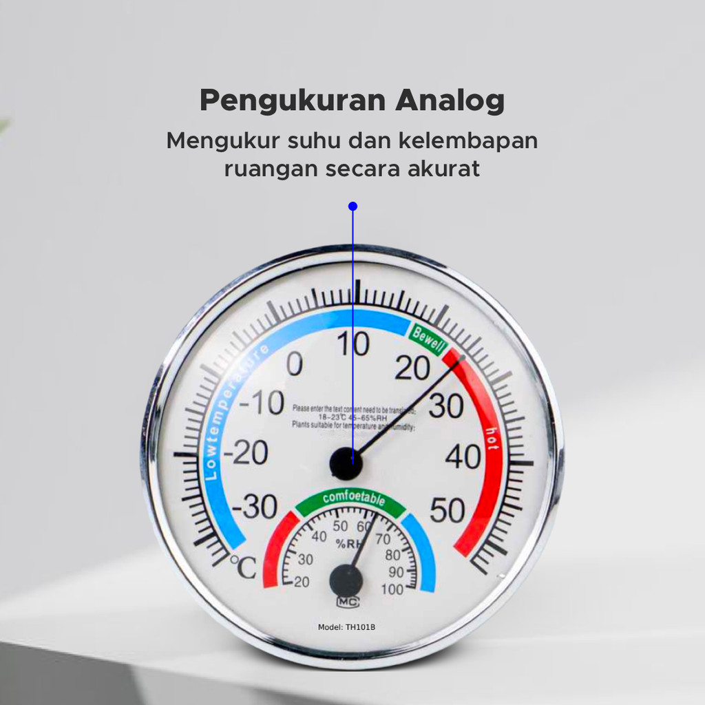 Taffware Analog Thermometer & Hygrometer 4