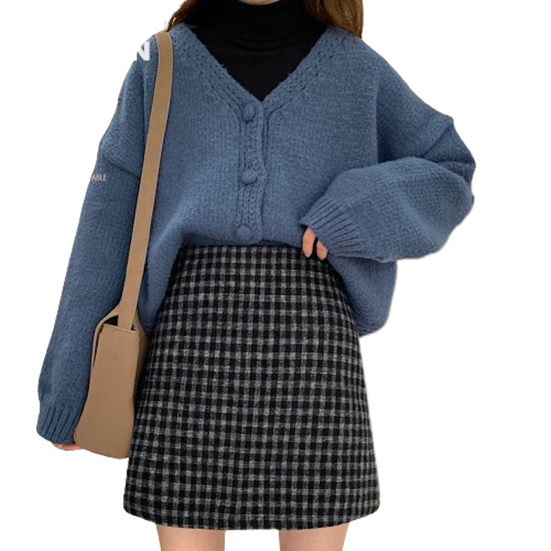 Rok Tartan Pendek Korea Style 1