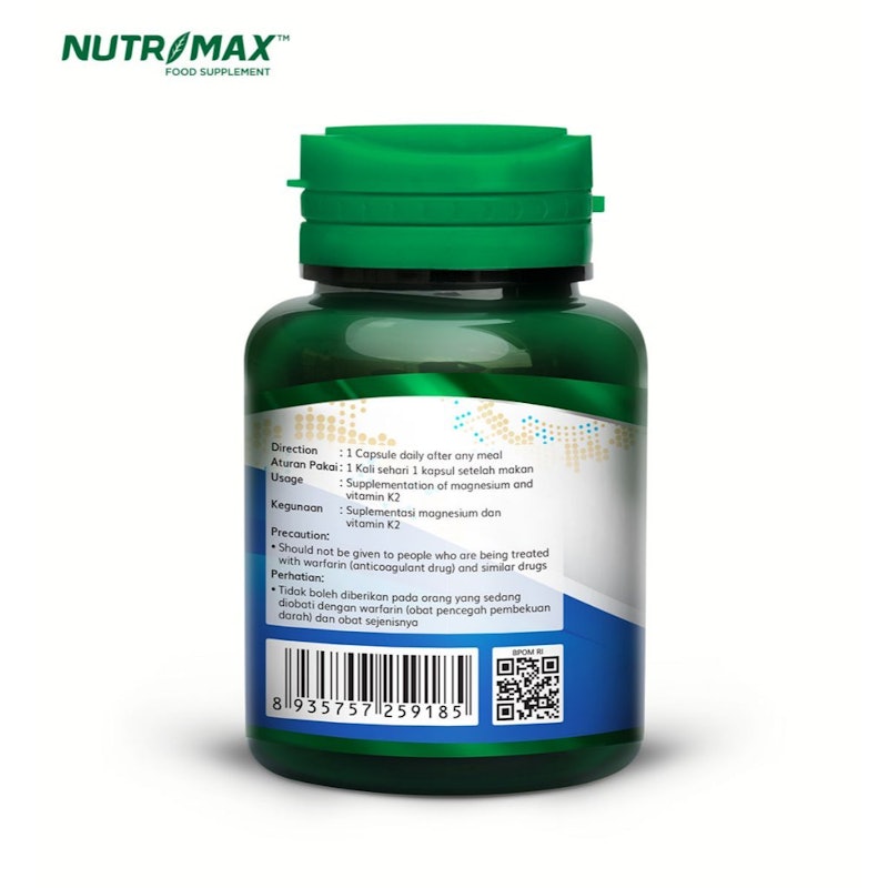 Nutrimax Magnesium Glycerophosphate + K2 3