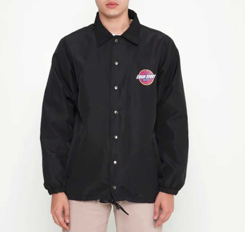 ERIGO Coach Jacket Cowens Black Unisex 1