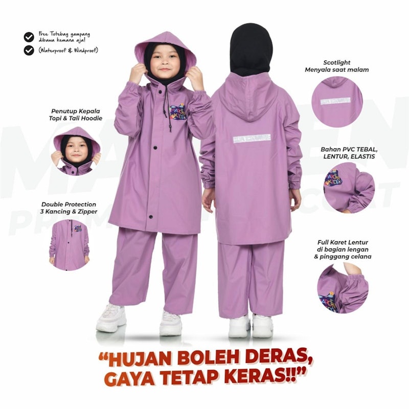 Maroen Jas Hujan Anak 5