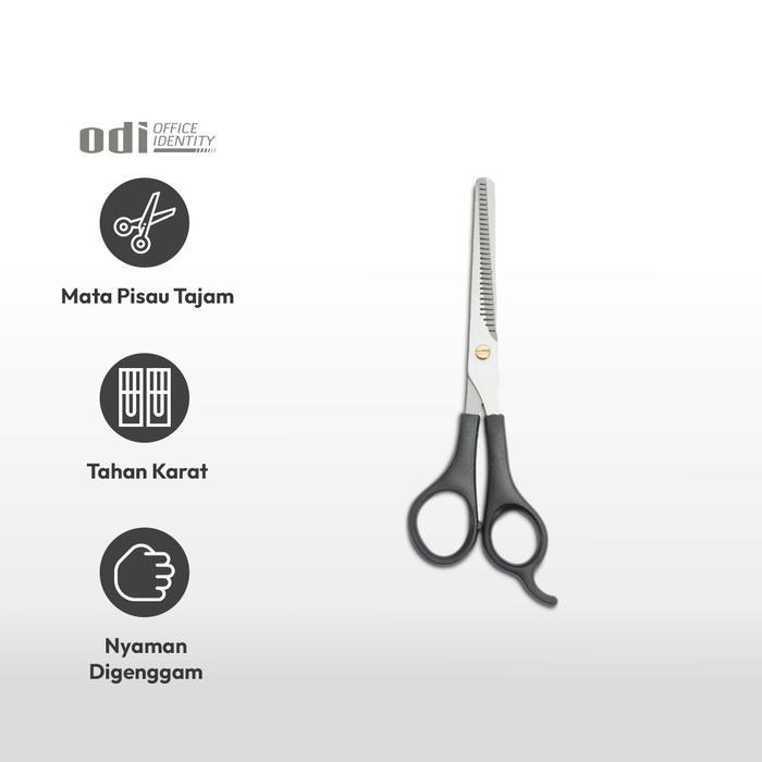 Aspirasi Hidup Indonesia Odi Gunting Rambut Zigzag Gerigi 7 inci