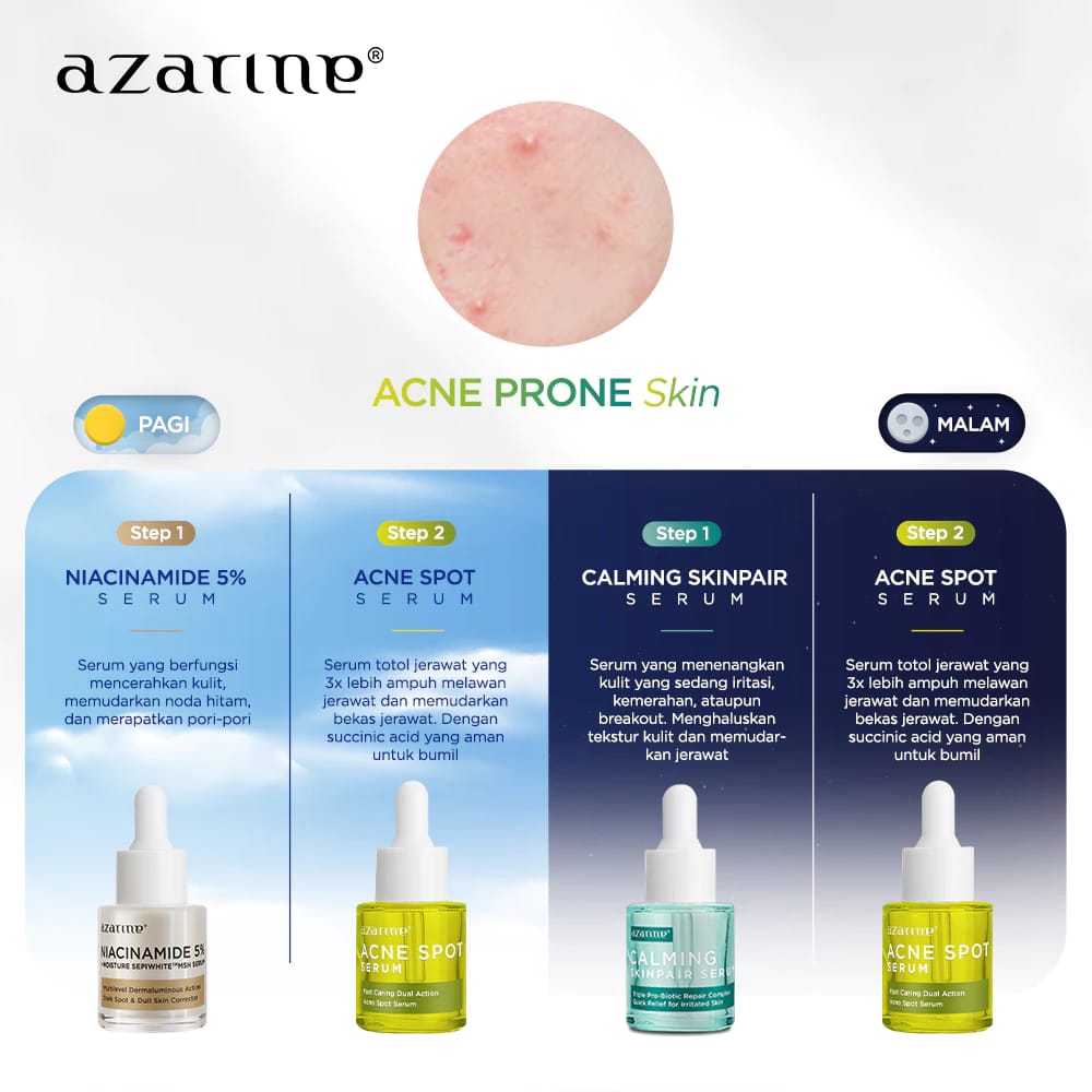 Wahana Kosmetika Indonesia Azarine® Niacinamide 5% + Moisture Sepiwhite Serum