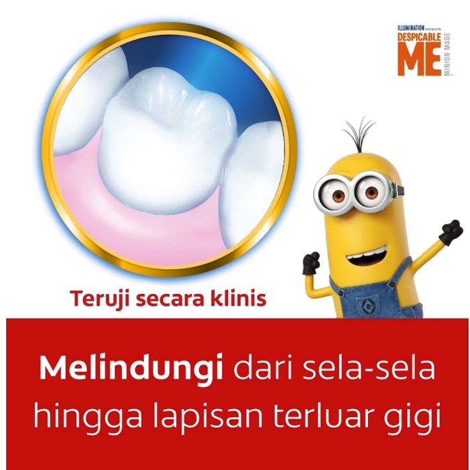 Colgate-Palmolive Indonesia Colgate Anticavity Toothpaste for Kids Minion Bubble Fruit
