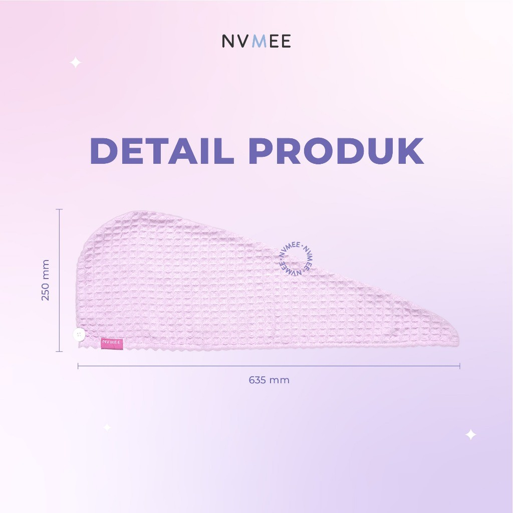  NVMEE Waffle Hair Towel