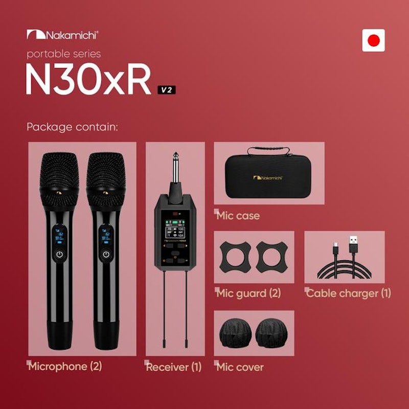 Nakamichi Portable Wireless Microphone 3