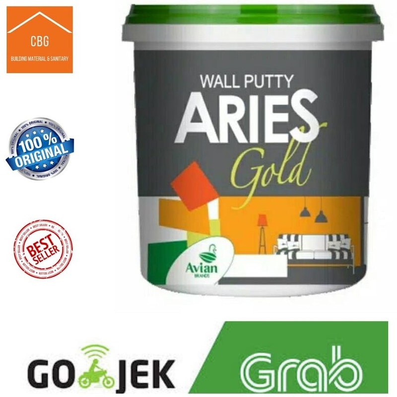 Aries Gold Wall Putty 1 kg 2