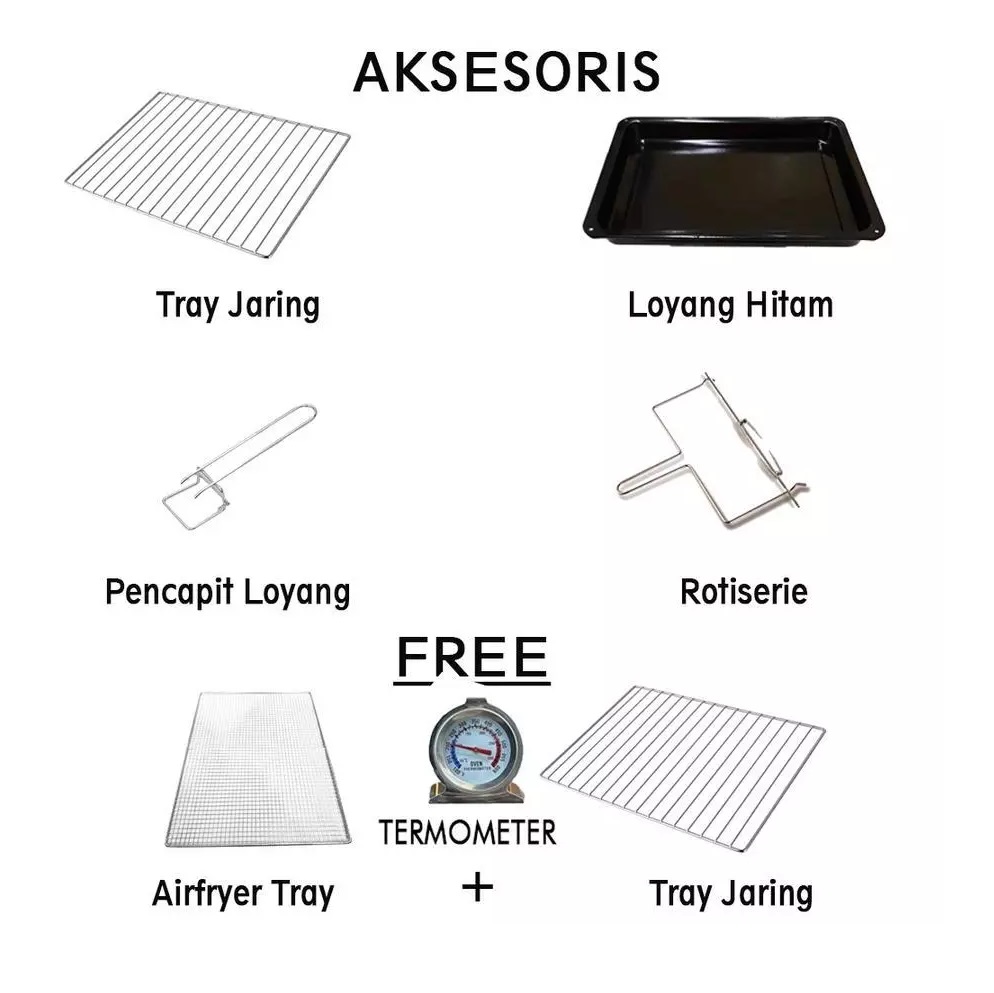  IDEALIFE Oven Fryer 30L MO-3001