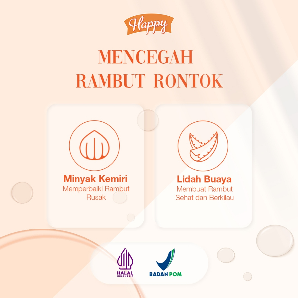 Inticosmetics Lestari Happy Kemiriku Shampoo Lidah Buaya
