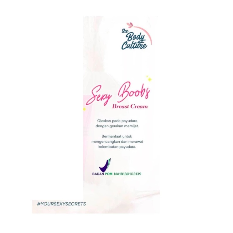 Dutry Saputra Abadi The Body Culture Sexy Boobs Breast Cream