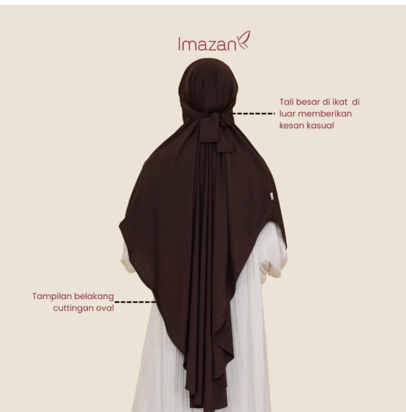  IMAZAN French Khimar Instan 4 in 1 Saida Series