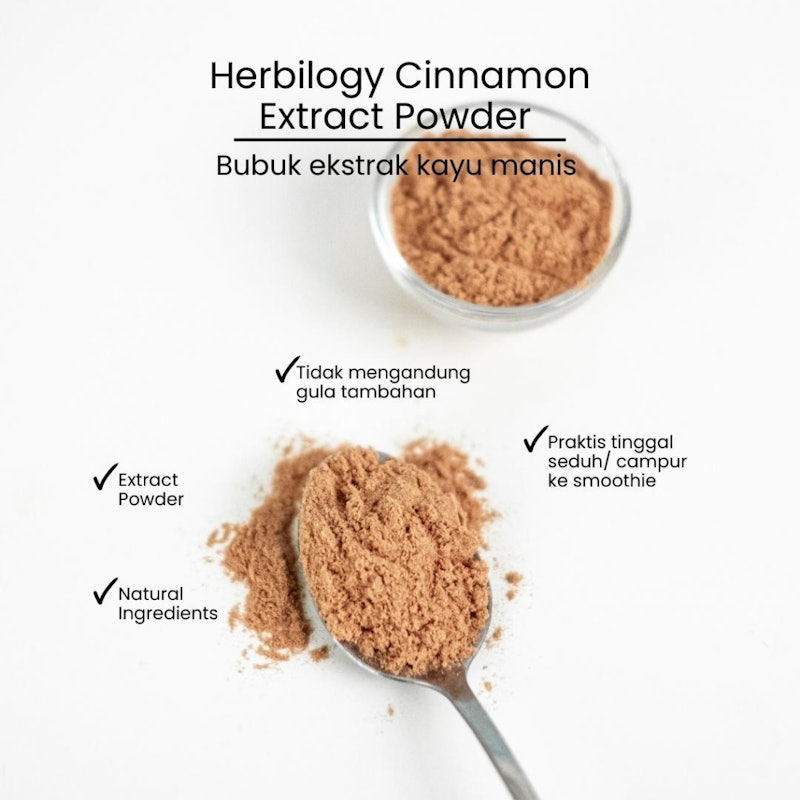 Herbilogy Cinnamon (Kayu Manis) Extract Powder 4