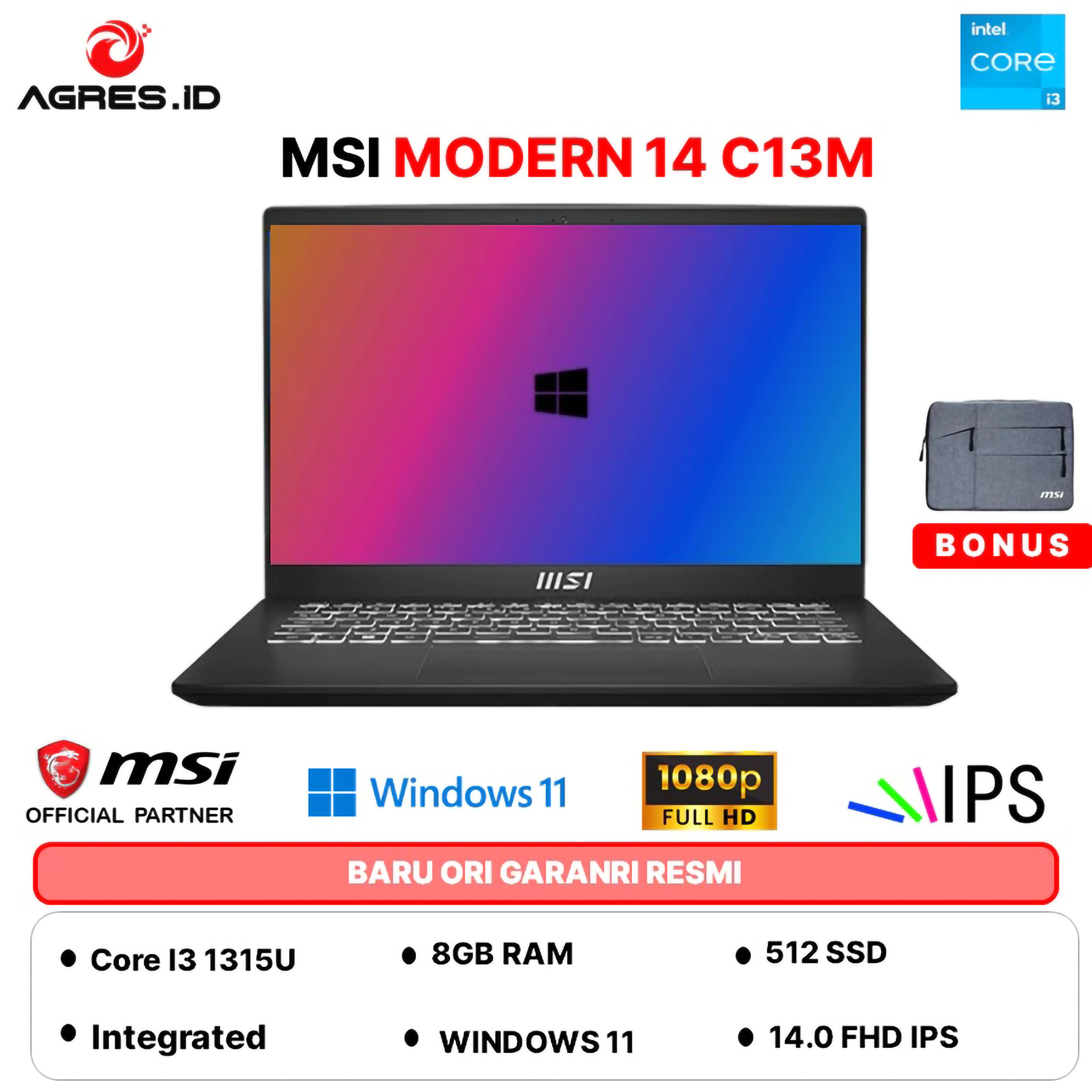 Micro-Star International (MSI) MSI MODERN 14 C13M