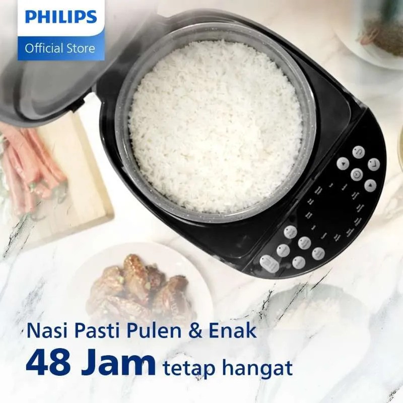 Philips Electronics Philips Digital Rice Cooker 1.8 L  HD4515/92 Black