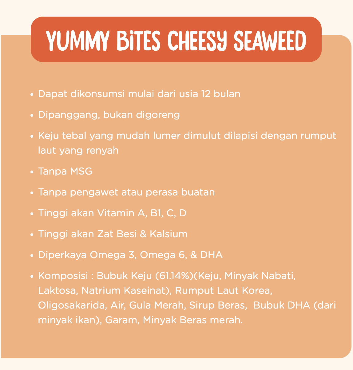 Cheesy Seaweed