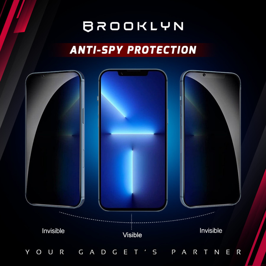 Brooklyn Easyfit Anti-Spy Glass Film for iPhone 4