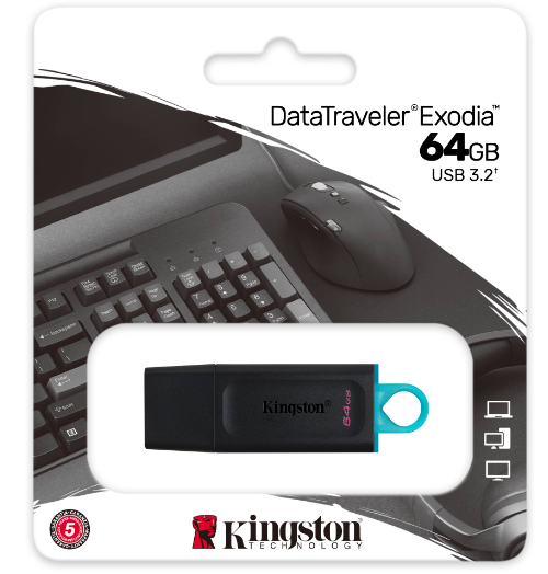 USB 3.2 DataTraveler Exodia 64GB 3