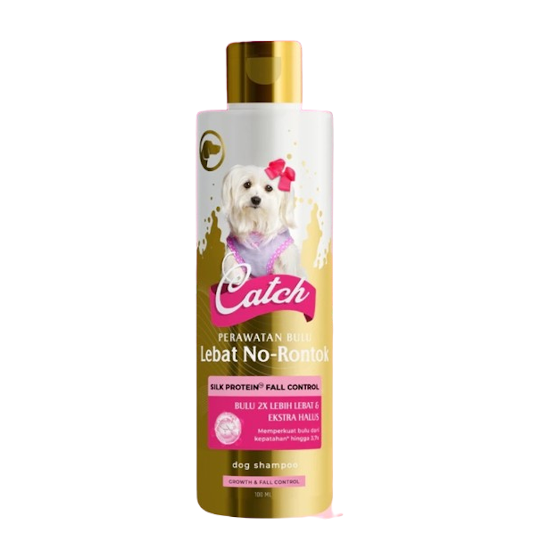 Catch Perawatan Bulu Lebat No-Rontok Dog Shampoo 1