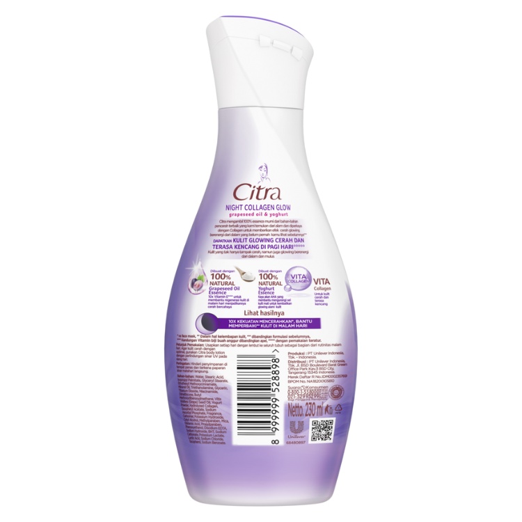 Unilever Citra Night Whitening Hand & Body Lotion
