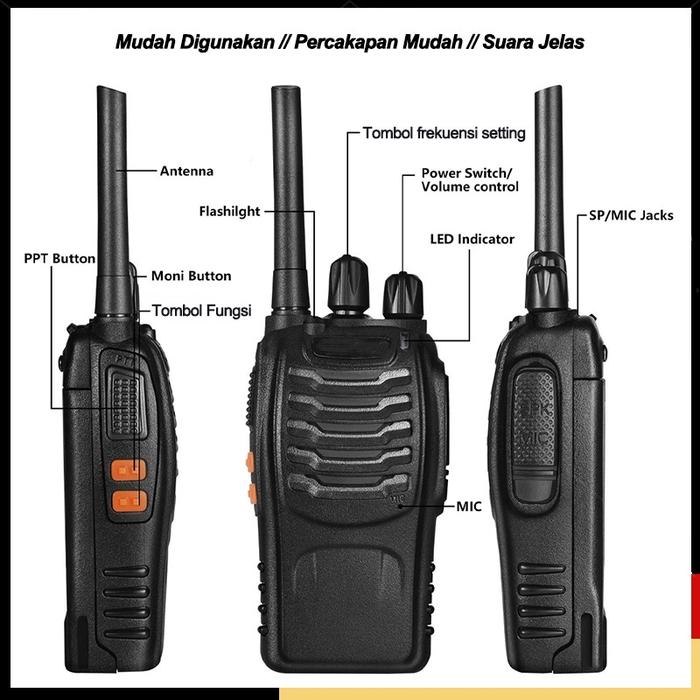 Baofeng Komunikasi Indonesia Baofeng Walkie Talkie BF-888S