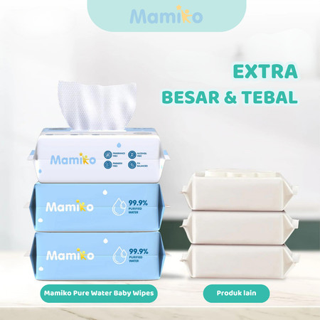 Mamiko Pure Water Baby Wipes