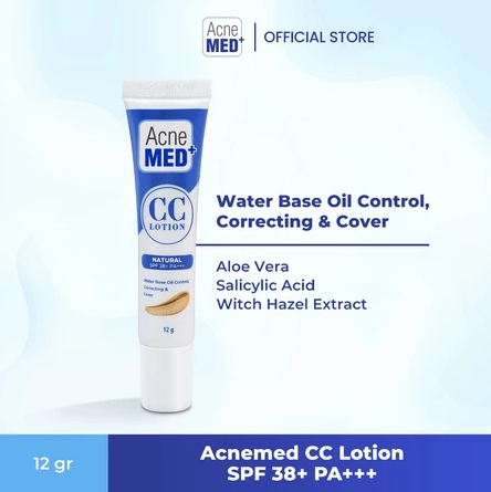 Surya Dermato Medical Lab Acnemed CC Lotion Natural SPF 38+ PA+++