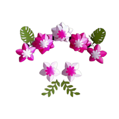 Paper Flower Backdrop Simple