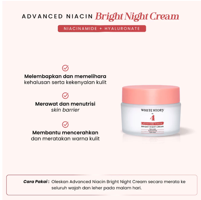 Natura Deca Kosmetika White Story Advanced Niacin Bright Night Cream