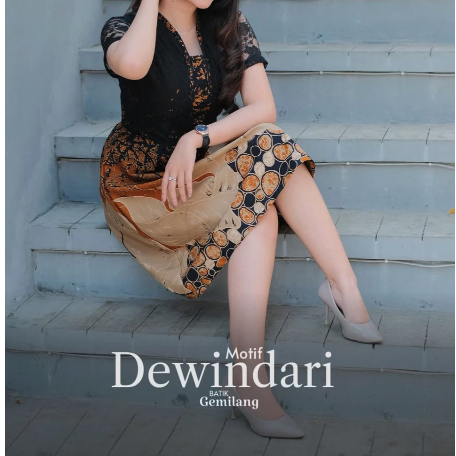  Batik Gemilang Dress Motif Dewindari