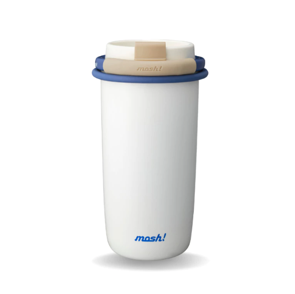 mosh!® Latte Straw Tumbler Stainless Steel 