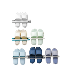 3-In-1 Wall-Mounted Foldable Sandal Rack