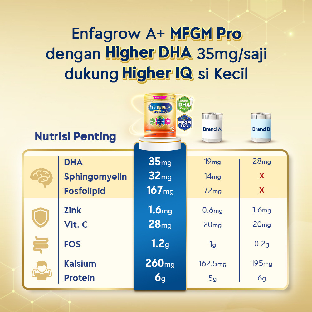 Mead Johnson Indonesia Enfagrow A+3 MFGM Pro