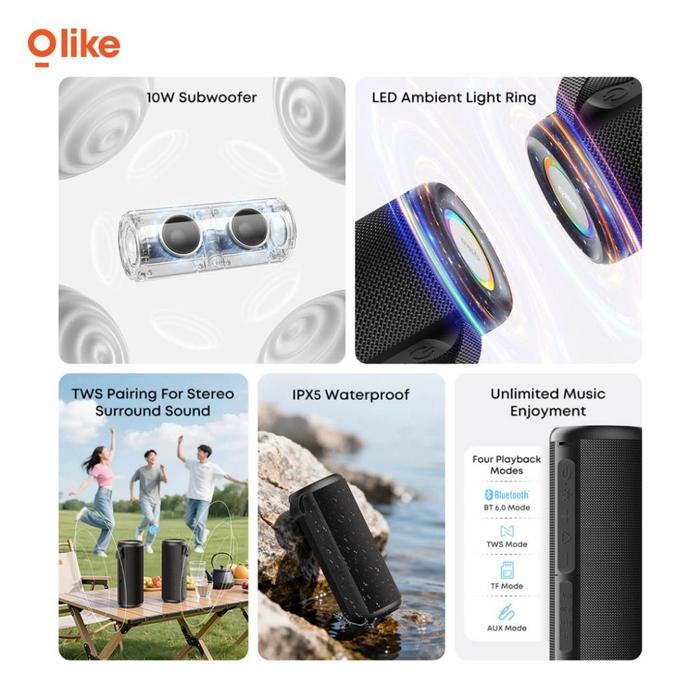 Oase Teknologi Asia Olike Speaker Bluetooth SF12