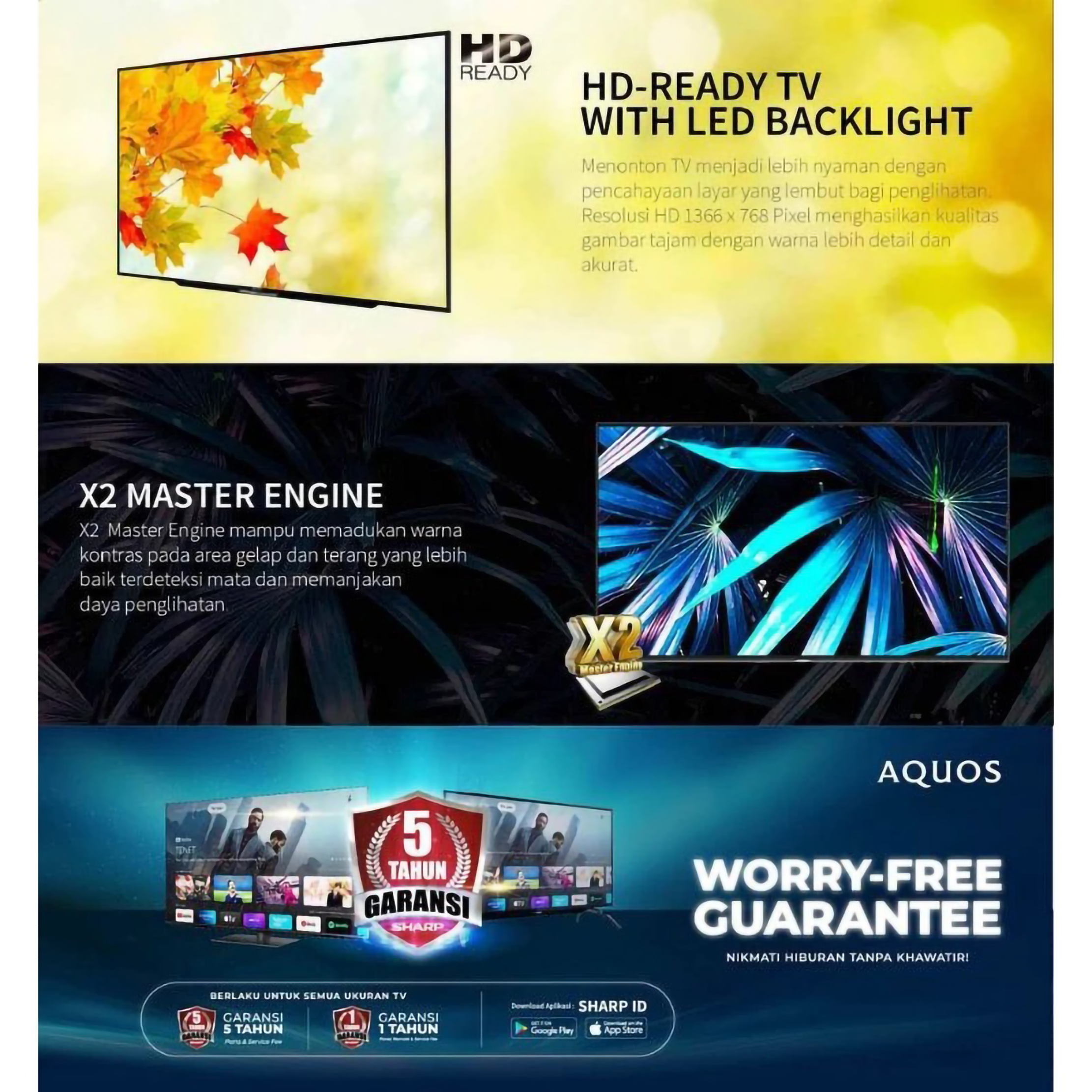 SHARP SHARP TV LED 32 2T C32GD1500i