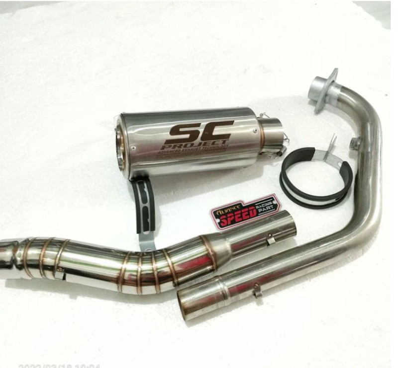 SC Project Knalpot Racing Titan Laser 3