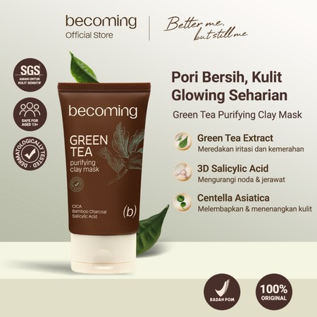 becoming Green Tea Clay Mask