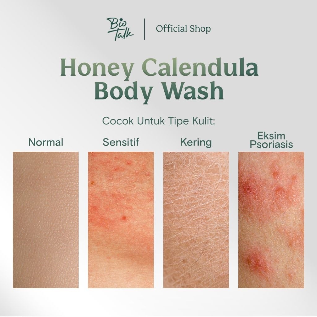 Bionatura Berkat Abadi BioTalk Honey Calendula Body Wash