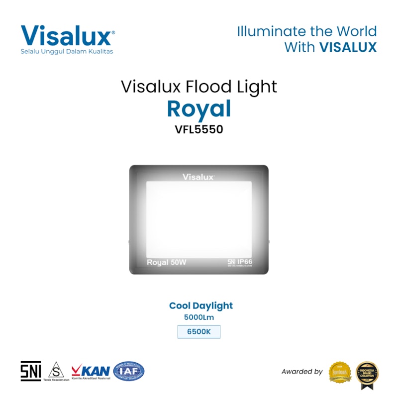Visalux Royal LED Flood Light Putih 2