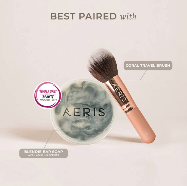 Citra Pasifik Kosmetik Aeris Beauté The Coral Travel Brush Set