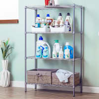 Ace Hardware Krisbow Rak Besi Serbaguna 4 Tingkat