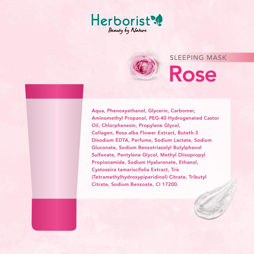 Herborist Sleeping Mask Rose
