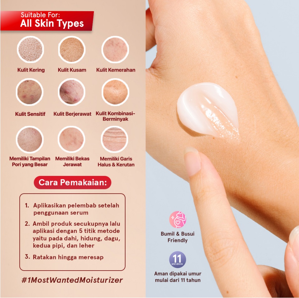 Garland Cantik Indonesia Dear Me Beauty Skin Barrier Water Cream