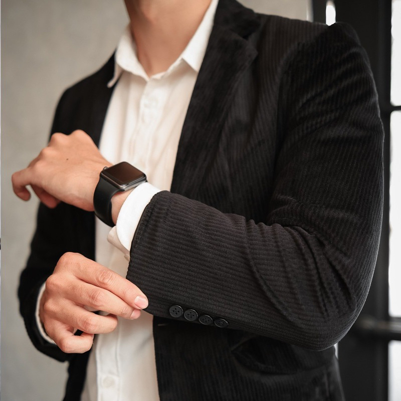 HOOF  HOOF Jas Blazer Pria Corduroy