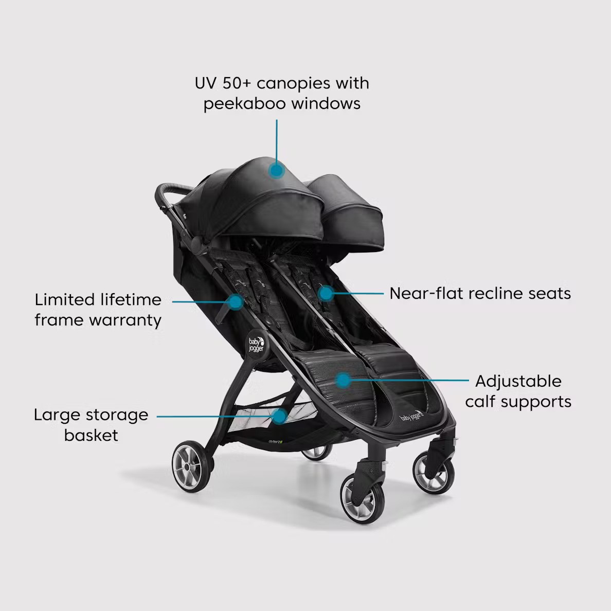 Baby Jogger City Tour 2 Double Stroller 4