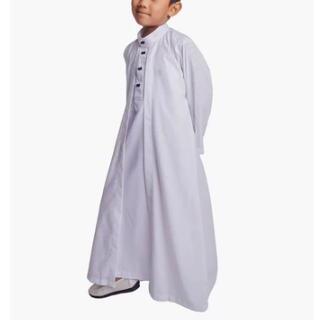 FOBDG FOBDG Jubah Anak Shaquille Motif Embos Batik Miring